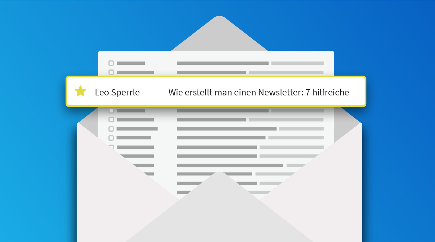 Newsletter erstellen