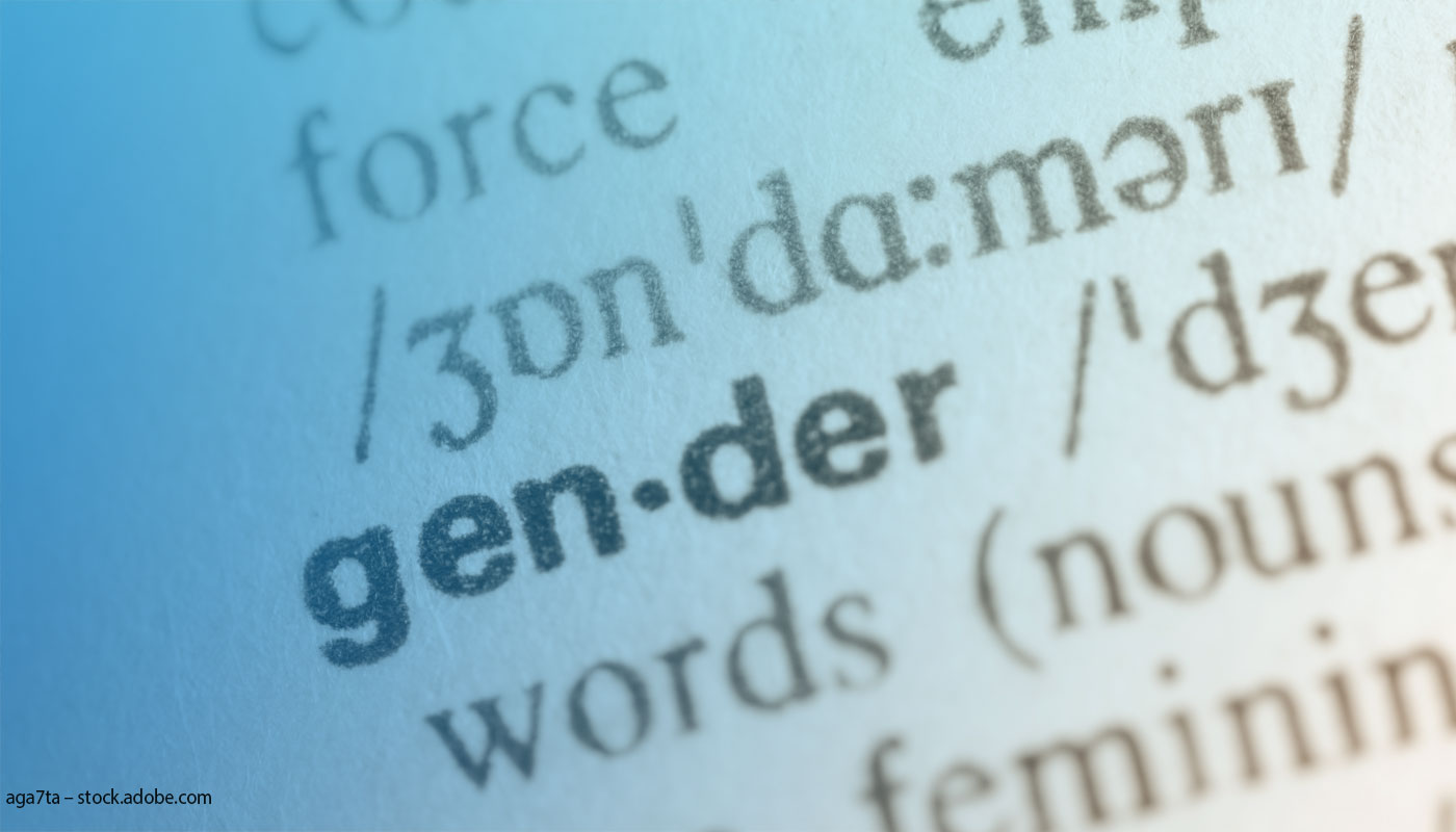 Wörterbucheintrag ,gender´ zur Illustration des Themas: Gendern, eine Handreichung für geschlechtssensibles Schreiben.